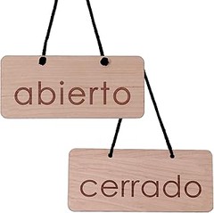 Opciones creativas para reemplazar los carteles de abierto cerrado