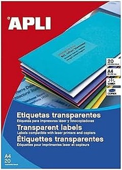 Guía para aplicar etiquetas transparentes adhesivas correctamente