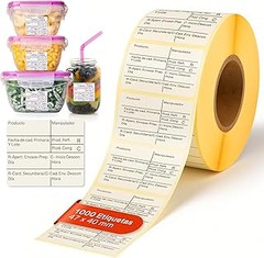 Diferencias entre etiquetas adhesivas y etiquetas impresas en comida para llevar