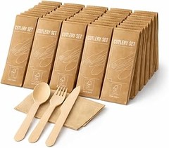 Comparativa de los mejores kits de cubiertos con servilleta para restaurantes de alta demanda