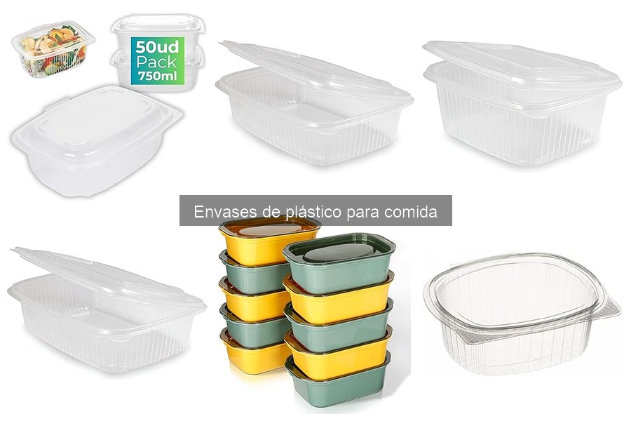 Almacenamiento Seguro de Envases de Plástico para Comida