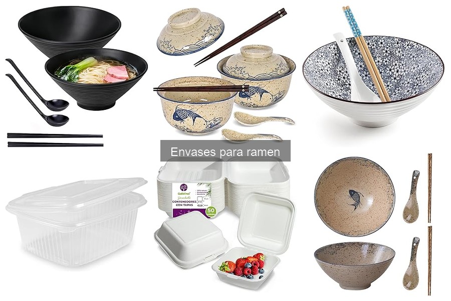 Alternativas a envases desechables para ramen: opciones reutilizables