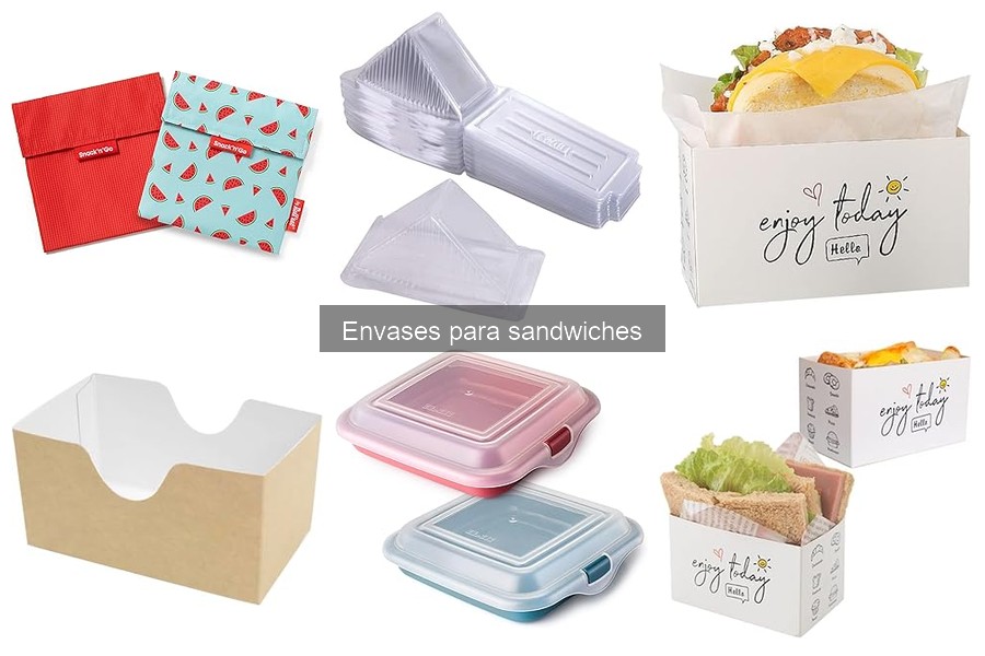 ** Alternativas a envases para sandwiches en caso de escasez
