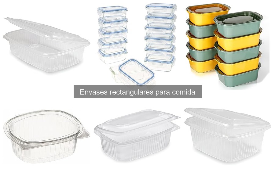 Alternativas a envases rectangulares para llevar comida