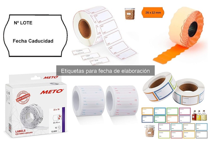 ** Alternativas a Etiquetas para Fecha de Elaboración en Restaurantes