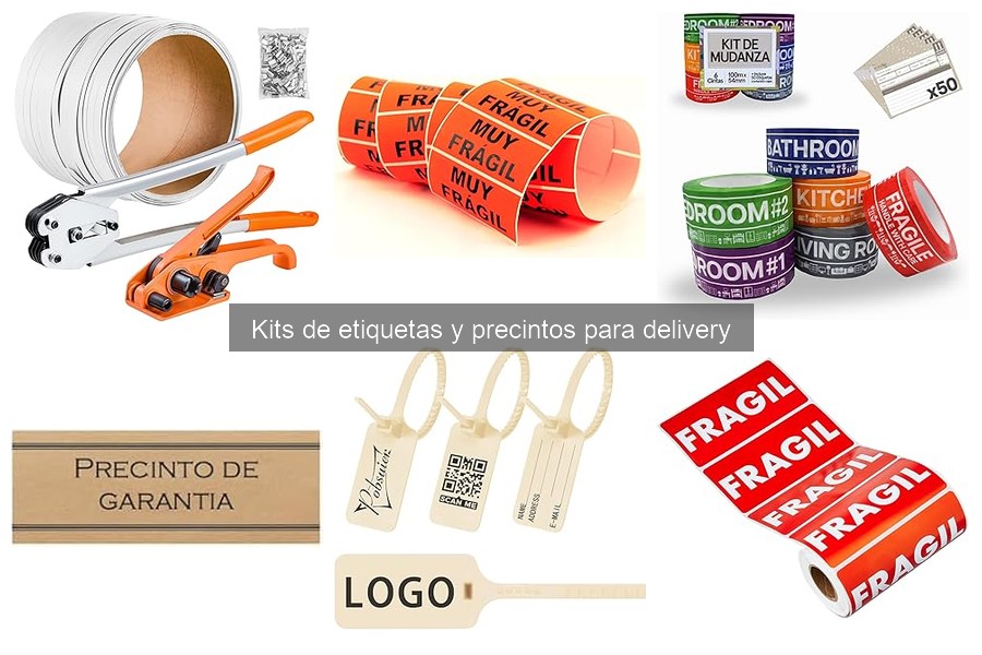 Alternativas a kits de etiquetas y precintos para delivery