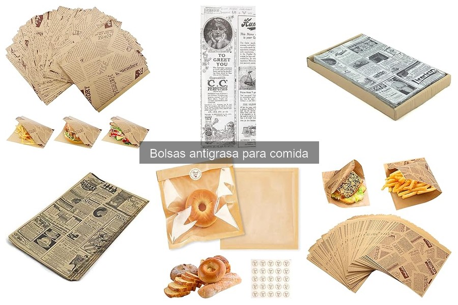 Alternativas a las Bolsas Antigrasa para Comida