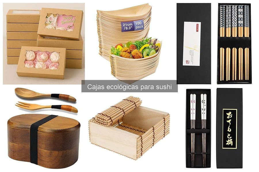 Alternativas a las cajas ecológicas para sushi