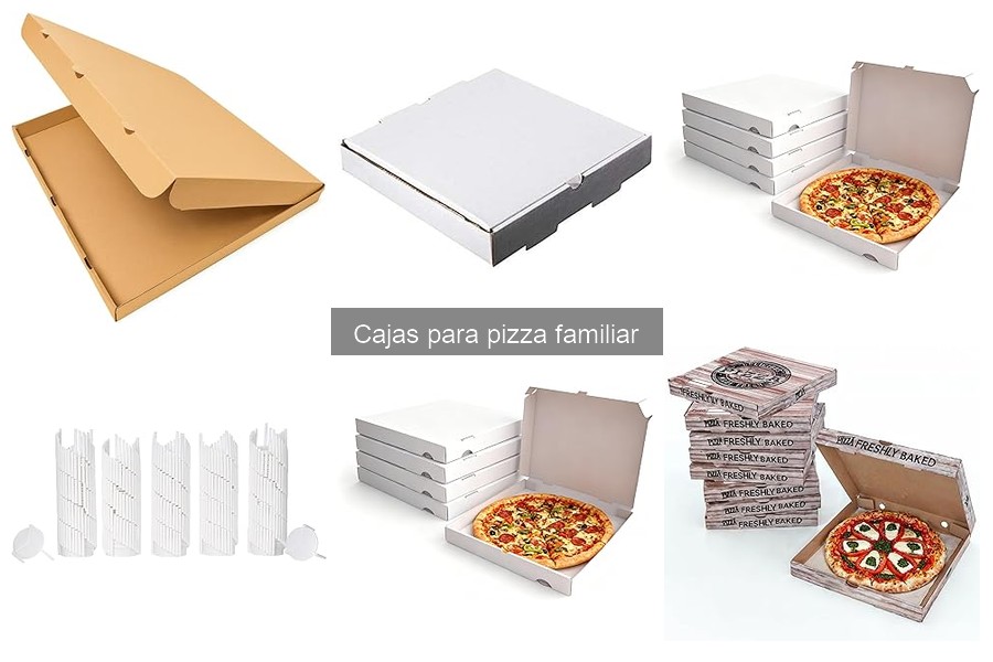 Alternativas a las cajas para pizza familiar: descubre opciones