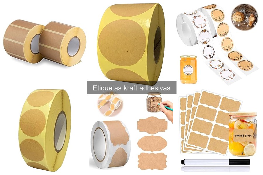 Alternativas a las etiquetas kraft adhesivas para etiquetar