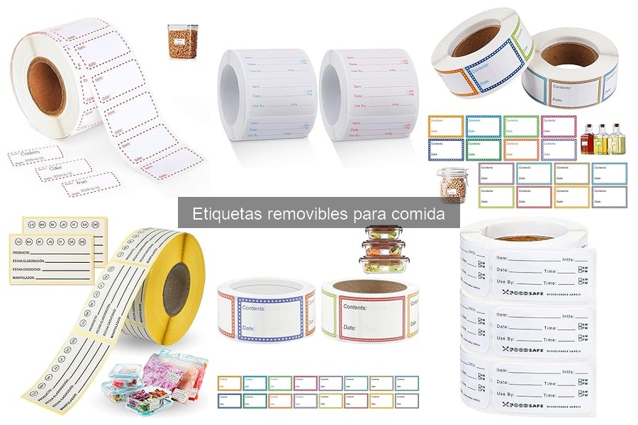 Alternativas a las etiquetas removibles para restaurantes