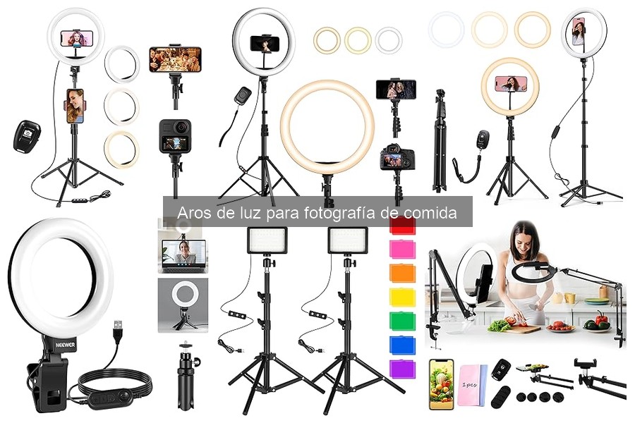 Alternativas a los Aros de Luz para Fotografía de Comida
