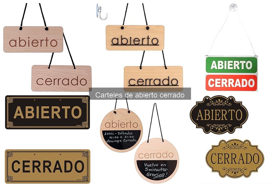 Alternativas a los Carteles de Abierto Cerrado para Restaurantes