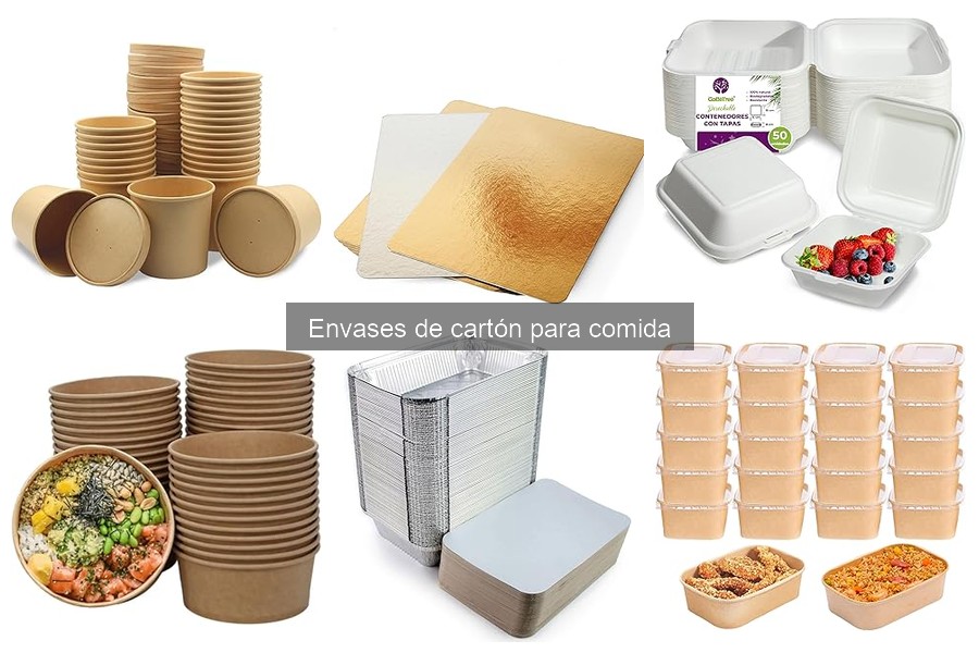 Alternativas a los envases de cartón para comida