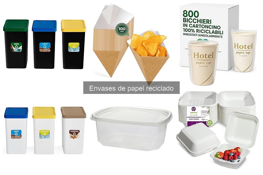 Alternativas a los envases de papel reciclado para tu negocio