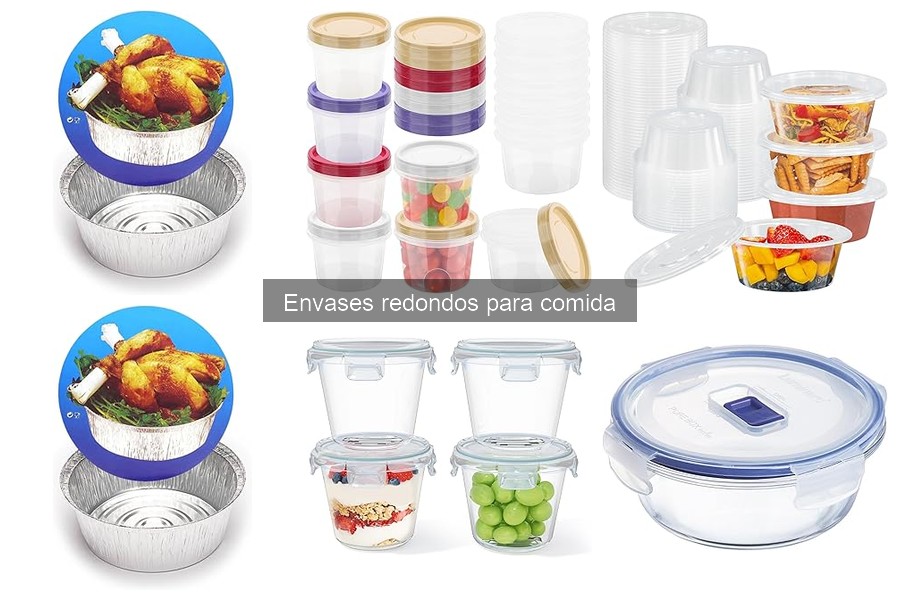 Alternativas a los envases redondos para comida