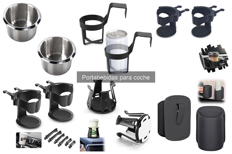 Alternativas a los portabebidas tradicionales en el coche