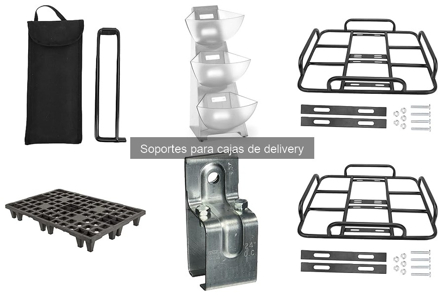Alternativas a los soportes para cajas de delivery