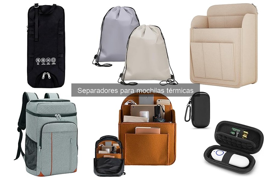 ** Alternativas a separadores para mochilas térmicas efectivas