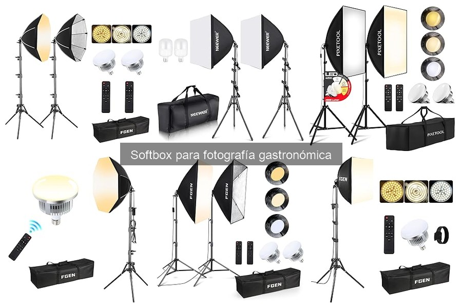 Alternativas a Softbox para Fotografía Gastronómica