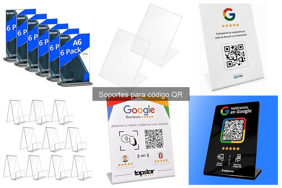 Alternativas a Soportes para Código QR en Restaurantes