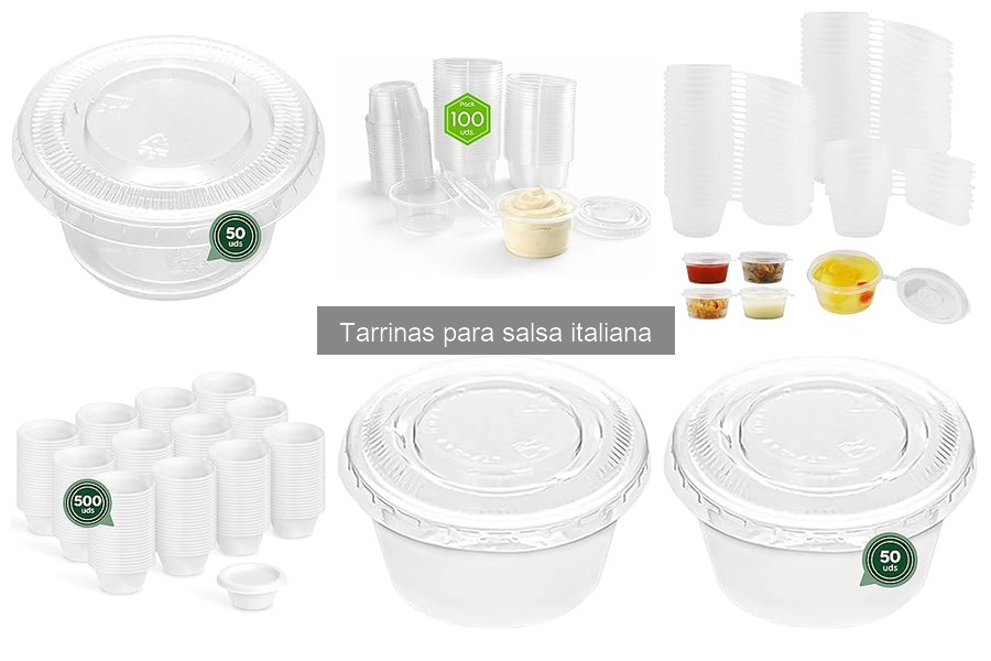 Alternativas a tarrinas para salsa italiana en escasez