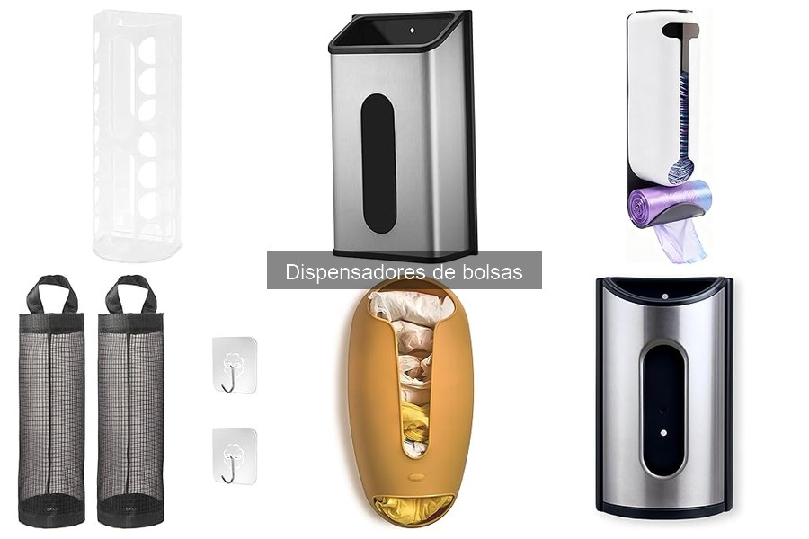 Alternativas creativas a dispensadores de bolsas para cocina