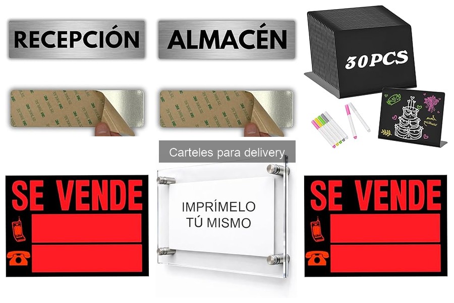 Alternativas creativas a los carteles para delivery