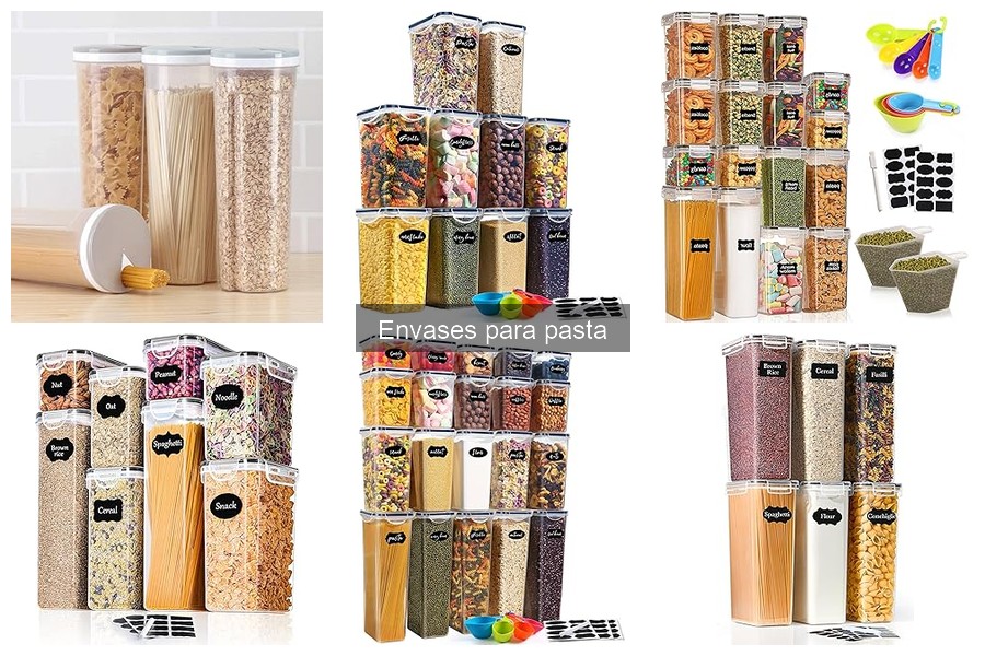 Alternativas ecológicas a envases de plástico para pasta