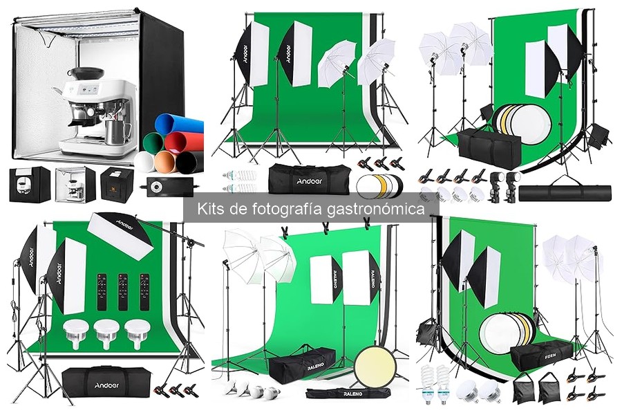 Alternativas económicas a kits de fotografía gastronómica