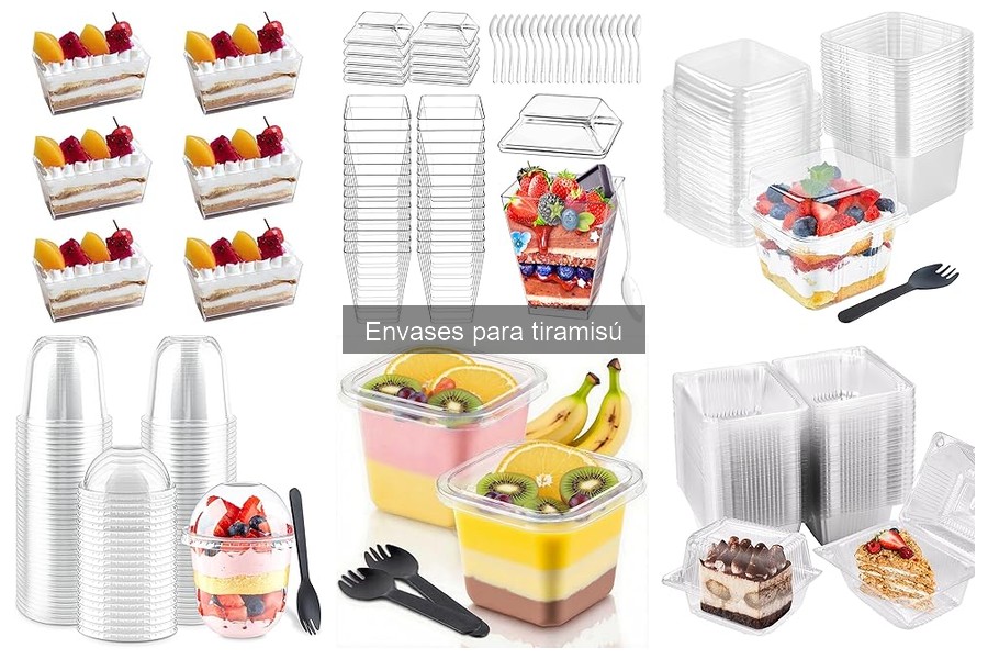 Alternativas innovadoras a envases de tiramisú