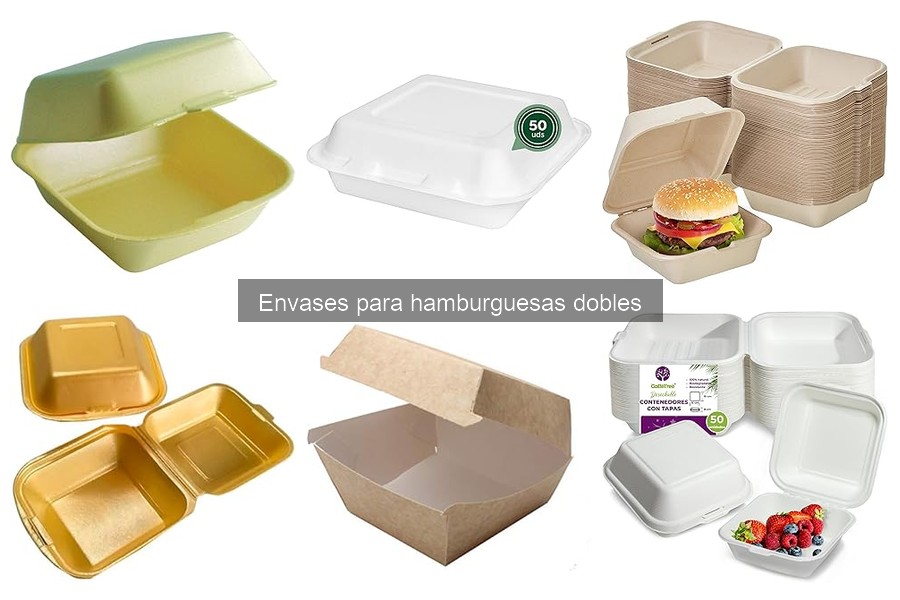 ** Alternativas innovadoras a los envases de hamburguesas dobles
