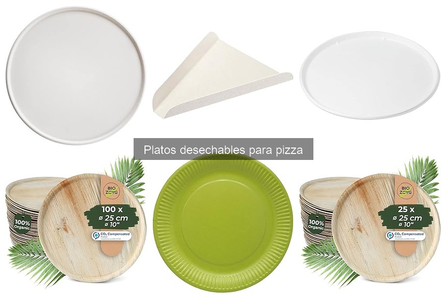 Alternativas Sostenibles a Platos Desechables para Pizza