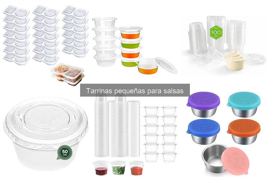 Análisis de precios tarrinas pequeñas para salsas en 2023
