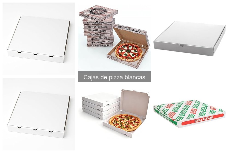 Aprende qué son las cajas de pizza blancas y sus beneficios