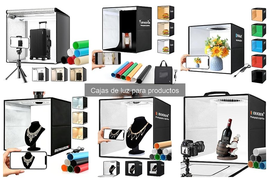Cajas de luz portátiles vs. fijas: ¿cuál elegir para tus productos?
