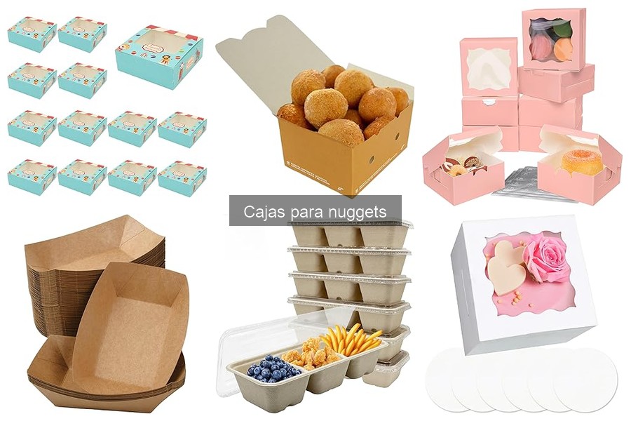 Cajas para nuggets biodegradables: beneficios y opciones