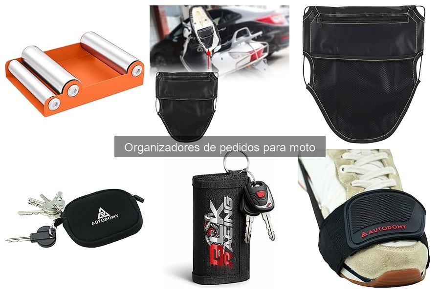 Características clave de un organizador de pedidos para moto