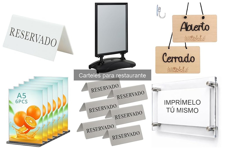 Carteles Informativos vs. Publicitarios para Restaurantes