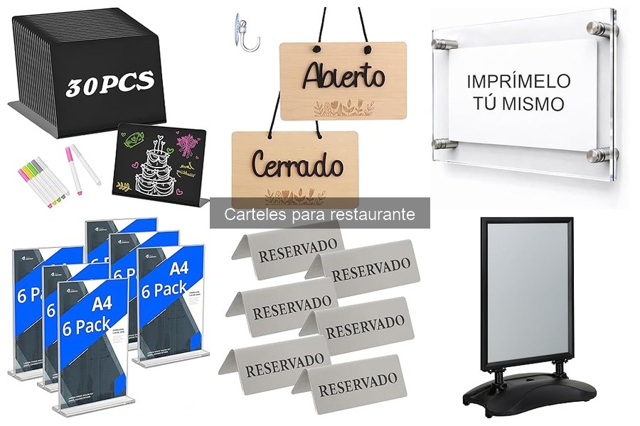 Carteles Personalizables para Restaurantes: Mejora tu Marca