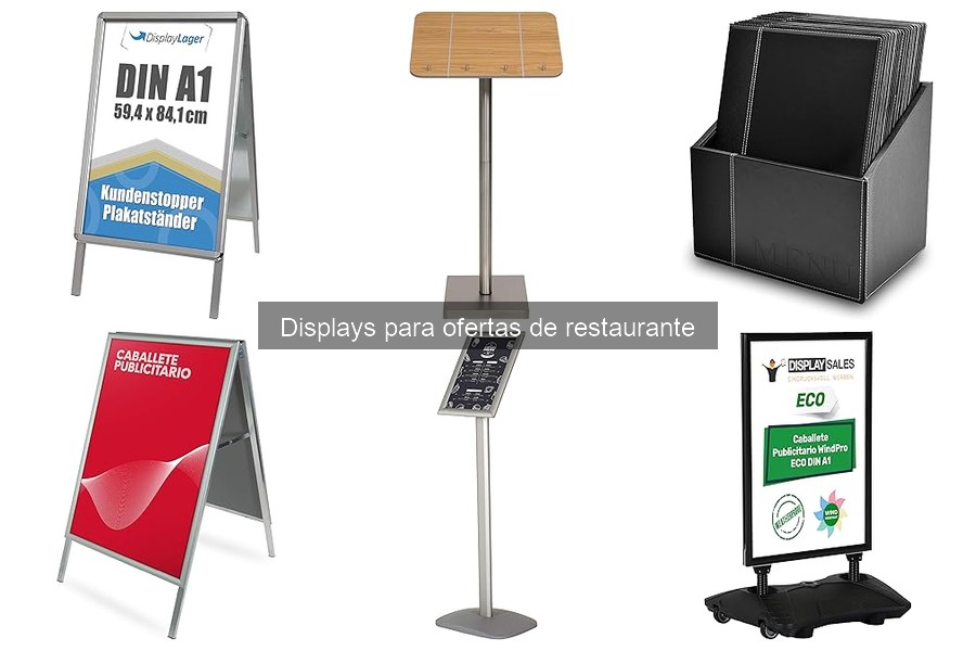 Casos de éxito con displays para ofertas en restaurantes