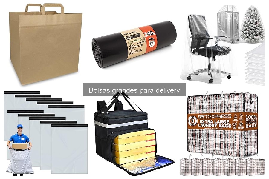 Cómo almacenar bolsas grandes para delivery de forma efectiva