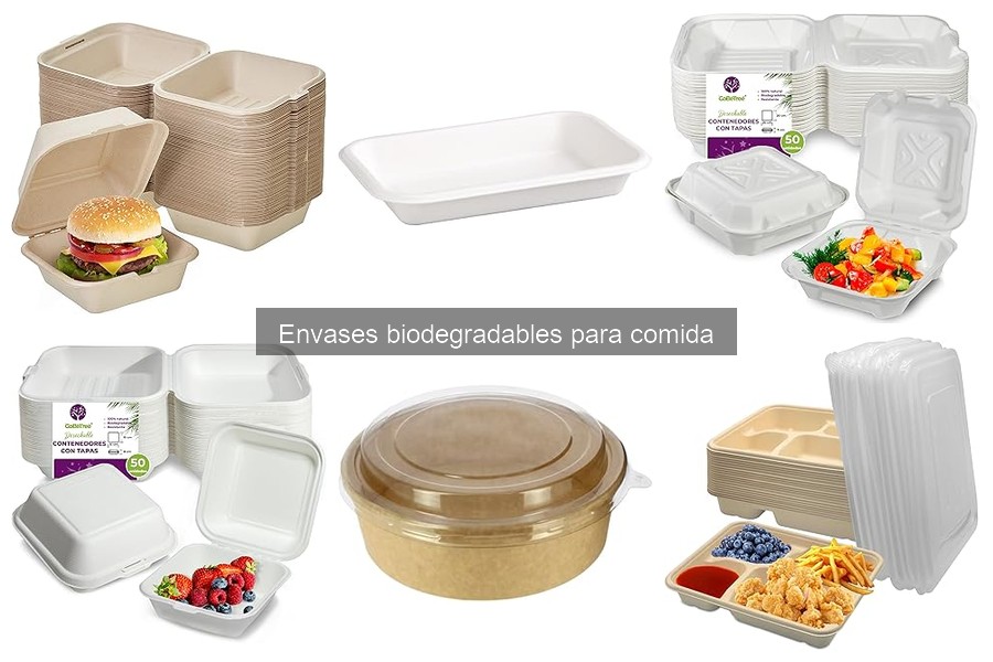Cómo almacenar envases biodegradables para comida adecuadamente