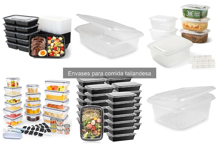 Cómo almacenar envases para comida tailandesa correctamente