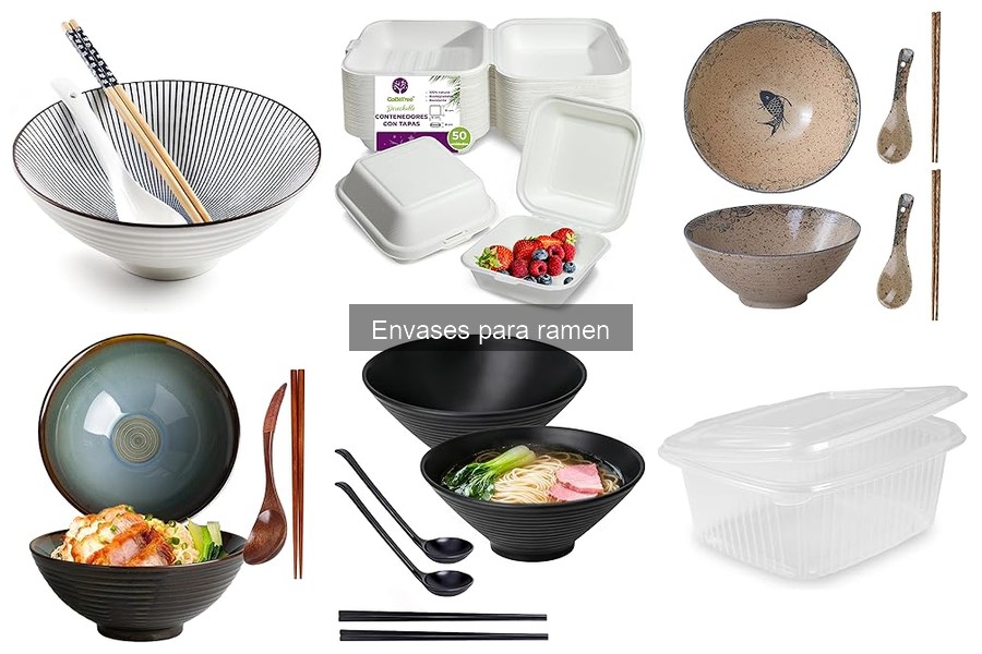 Cómo almacenar envases para ramen de manera adecuada