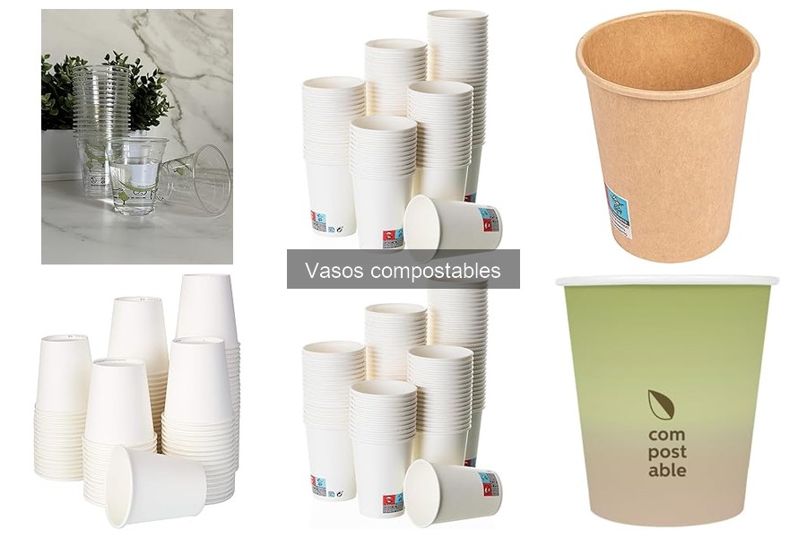 Cómo almacenar vasos compostables correctamente