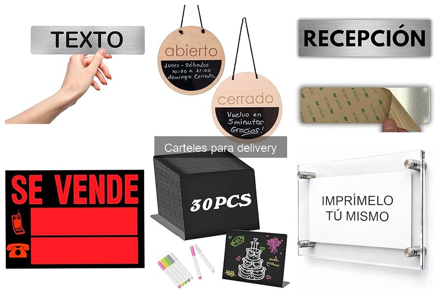 Cómo diseñar carteles efectivos para delivery y take away