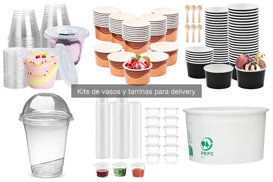 Cómo diseñar kits de vasos y tarrinas personalizados para tu restaurante