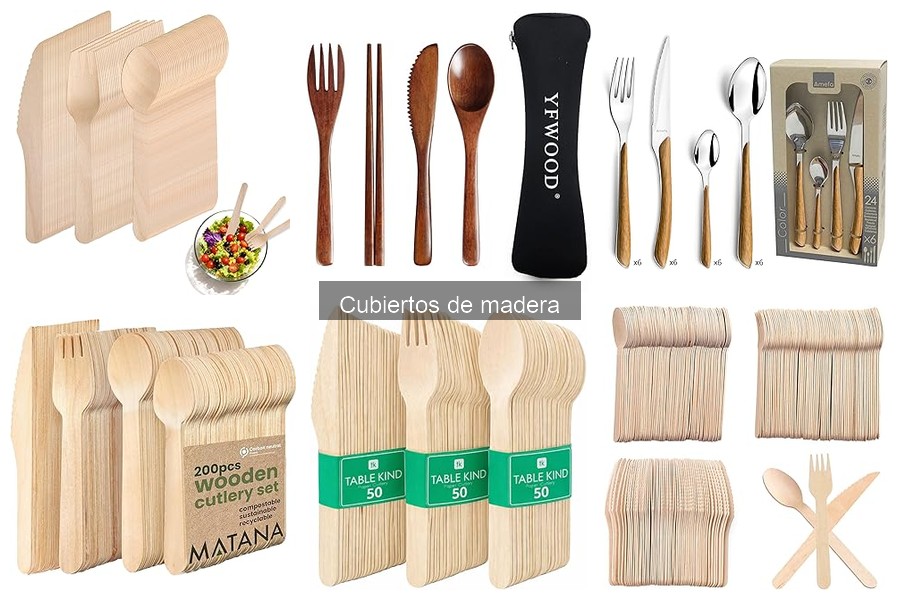 Cómo elegir cubiertos de madera para restaurantes delivery
