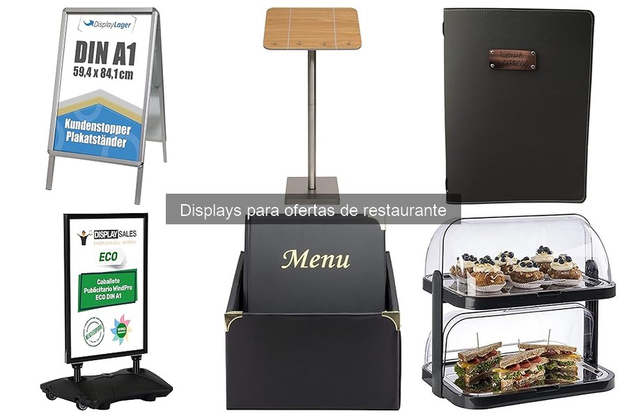 Cómo elegir el display adecuado para tu restaurante